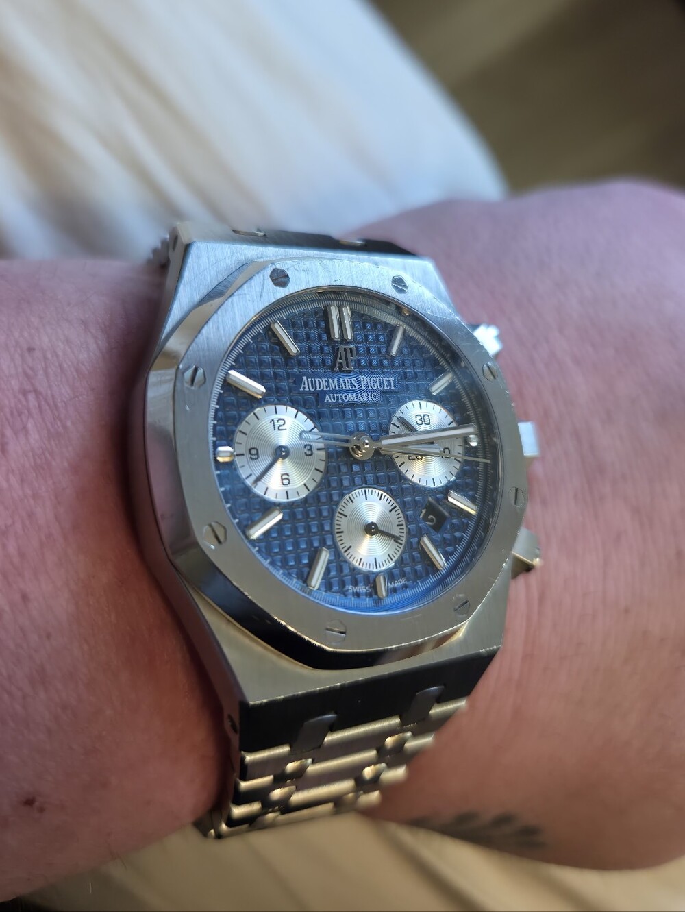 AP Stainless Steel Blue Dial 1:1 REP โ๏ธIdentical Twin ๐ - Picture 4 of 16